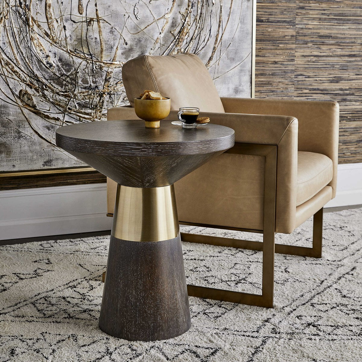 Flute Accent Table