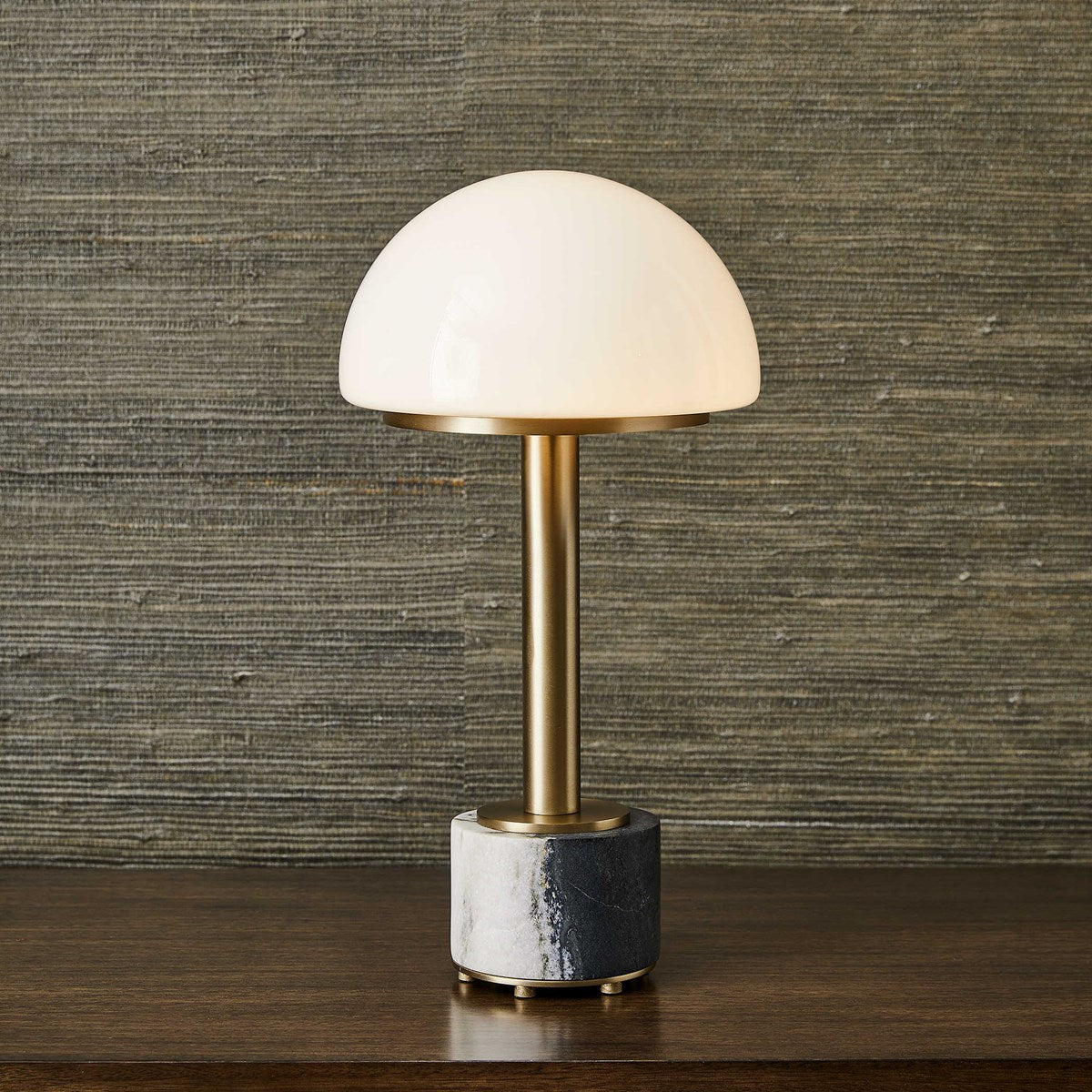 Mushroom Mini Lamp - Panda Marble