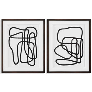 Entangle Framed Prints, S/2