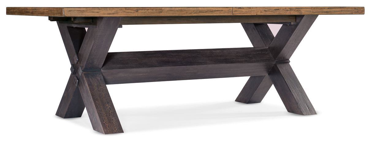 Big Sky Trestle Dining Table with 2-20in Leaves