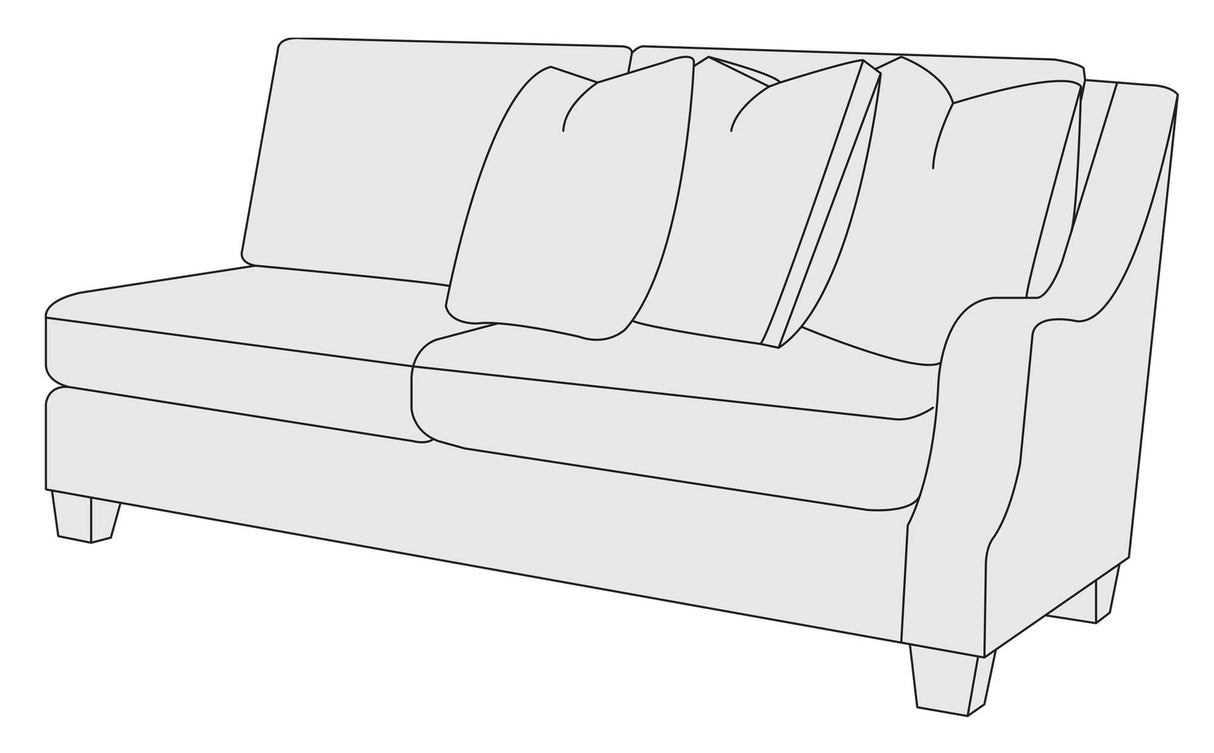 Bernhardt Larson Right Arm Loveseat - B5041