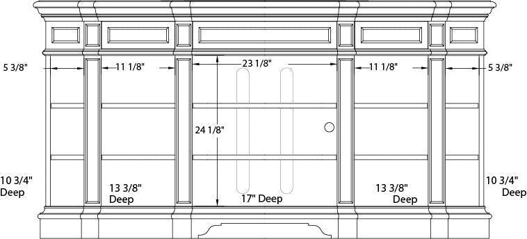 Entertainment 74'' Console