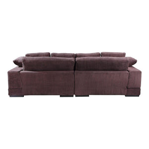 Plunge Sectional Dark Brown