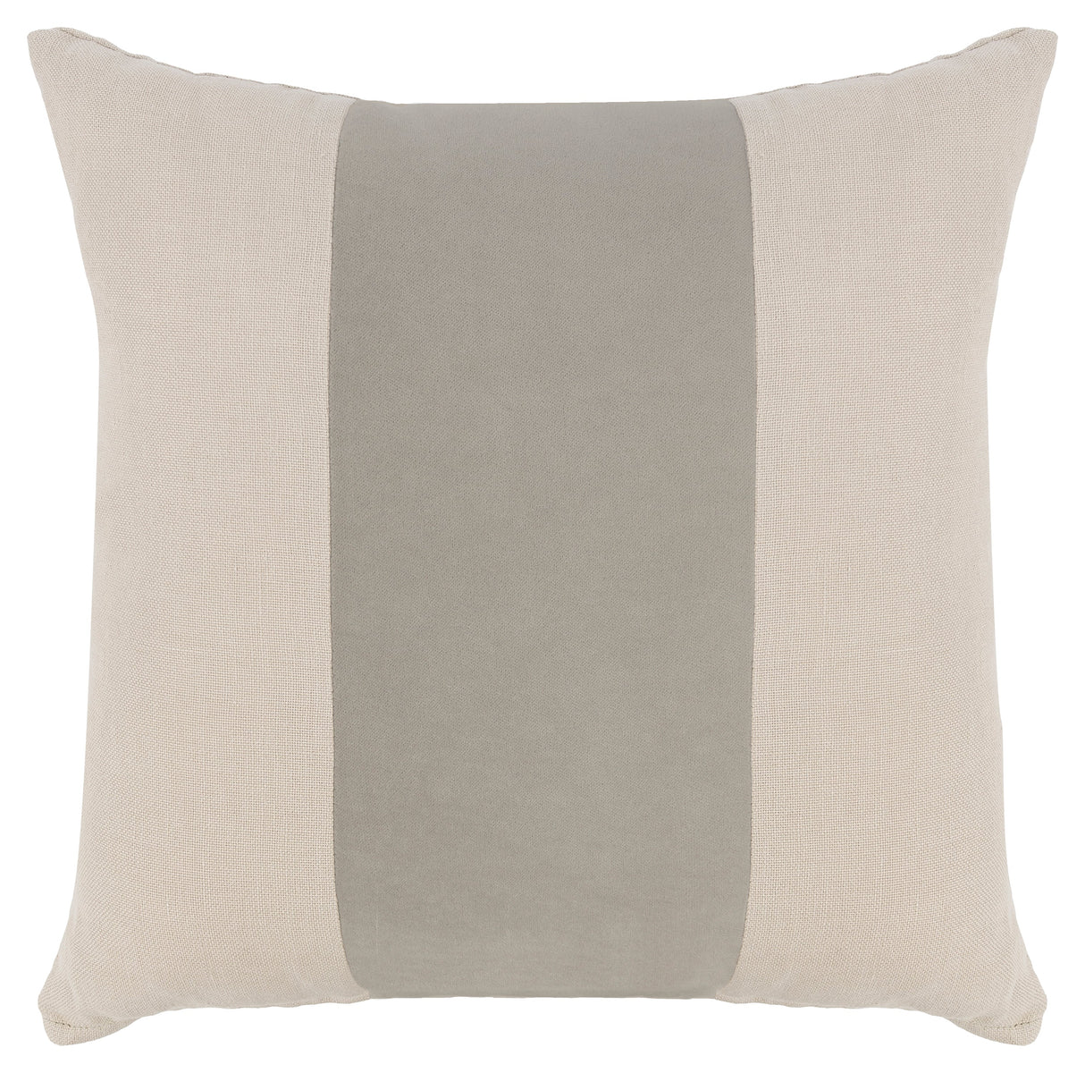 Smoke Velvet Linen Throw Pillow - TP01-01-E