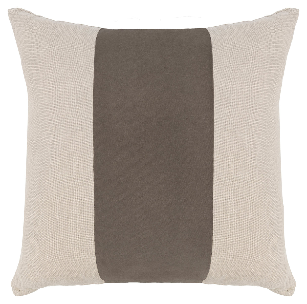 Mink Velvet Linen Throw Pillow - TP01-01-G