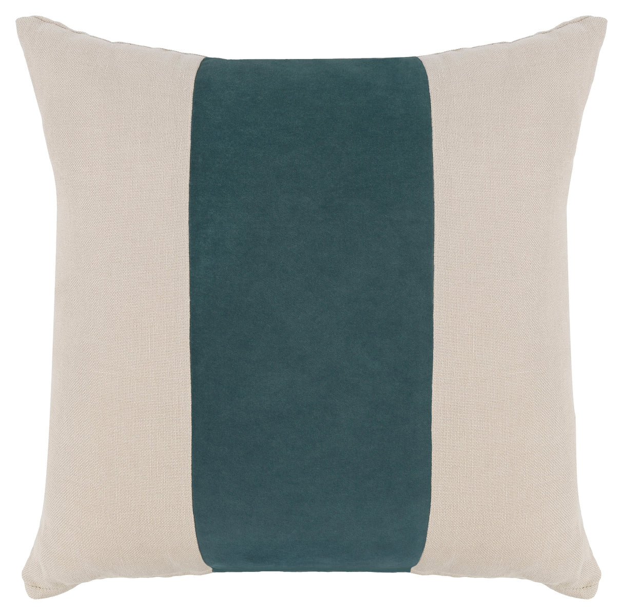 Lagoon Velvet Linen Throw Pillow - TP01-01-I