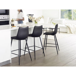 Alibi Counter Stool Matte Black-M2