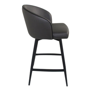 Webber Swivel Counter Stool Charcoal