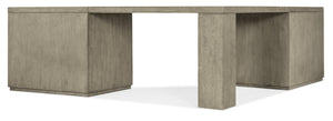 Linville Falls Corner Desk with Lateral File and Open Desk Cabinet