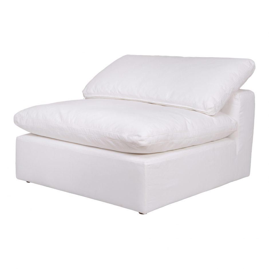 Clay Slipper Chair Livesmart Fabric Cream