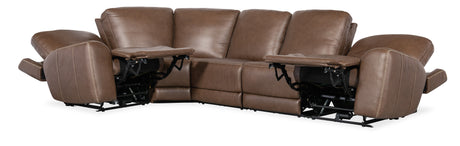 Torres 5 Piece Sectional with Power Recline & Power Headrest