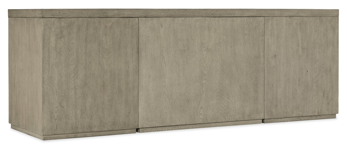 Linville Falls 84" Credenza with Two Files and Open Desk Cabinet