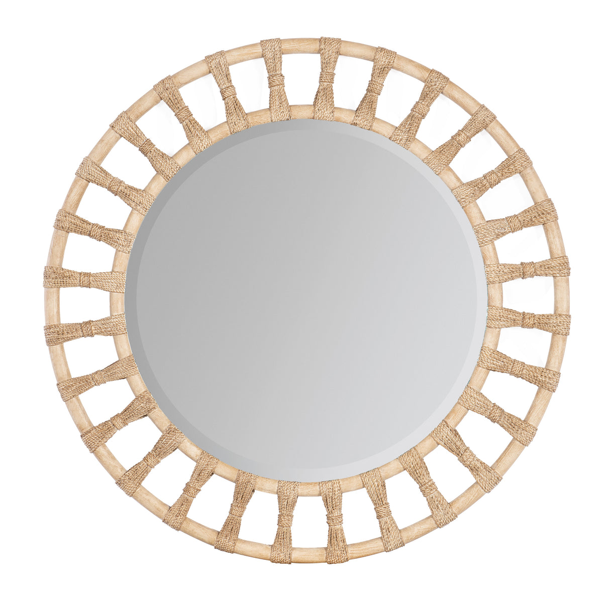 Retreat Pole Rattan Accent Mirror